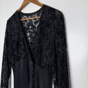 BB Collections 12 Black Velvet Lace Evening Goth Dramatic Elegant Whimsy
